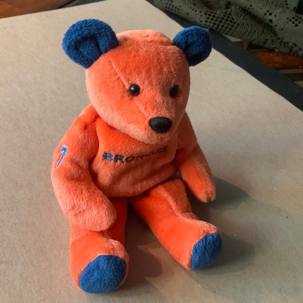 Elway #7 Bronco beanie baby